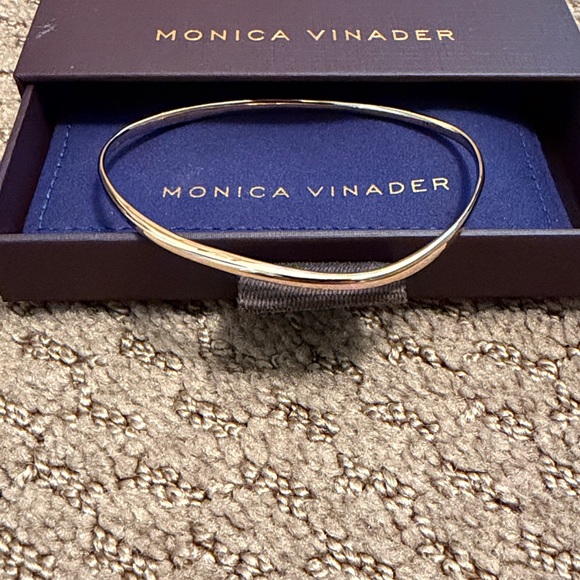 Monica Vinader Nura Reef Slim Bangle - Picture 2 of 2